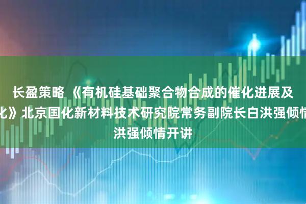 长盈策略 《有机硅基础聚合物合成的催化进展及工业化》北京国化新材料技术研究院常务副院长白洪强倾情开讲