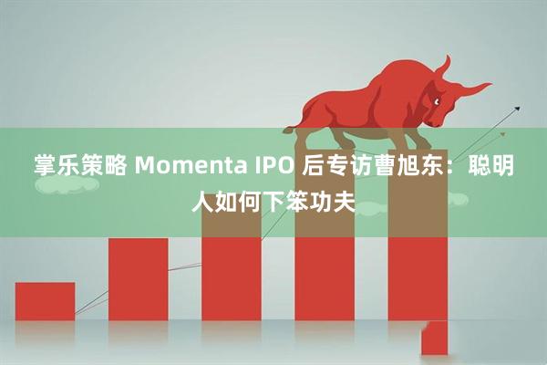 掌乐策略 Momenta IPO 后专访曹旭东:聪明人如何下笨功夫